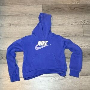 Nike Girls Pullover Hoodie Medium Purple